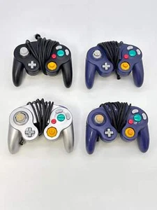 Nintendo GameCube Wired Controller Lot of 4 Multi-Colored Tested - Picture 1 of 5