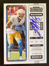 Keenan Allen Autographed Signed Card Los Angeles Chargers