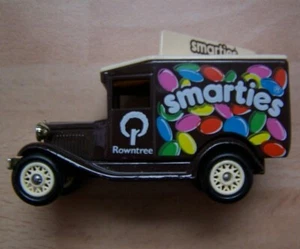 LLEDO, VAN, SMARTIES, ROWNTREE, LIMITED EDITION, DIE CAST MODEL, VINTAGE - Picture 1 of 6