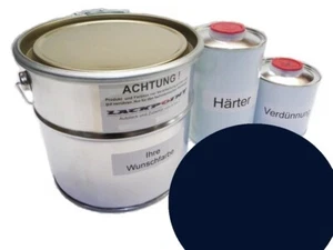 1 Liter Set 2K Autolack für geeignet für Mercedes 5389 Stahlblau kein Klarlack - Bild 1 von 2