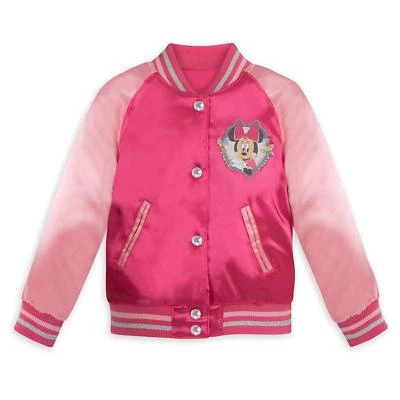 Chaqueta Universitaria Disney Store Minnie Mouse Niña Talla 4 5/6 Foto 1 de 2