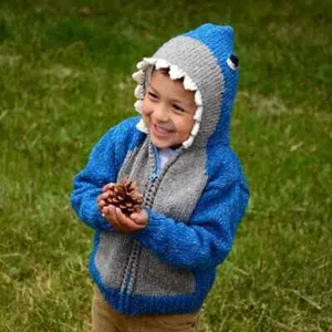 Kids SHARK Animal Sweater size 6 **FREE SHIPPING**** - Picture 1 of 2
