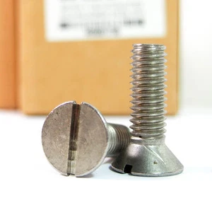 R56001738 Machine Screw 3/8-16 x 1-1/4" Flat Slotted (20 Pcs) - Picture 1 of 3