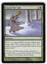 Sound the Call *Common* Magic MtG x1 Coldsnap MP