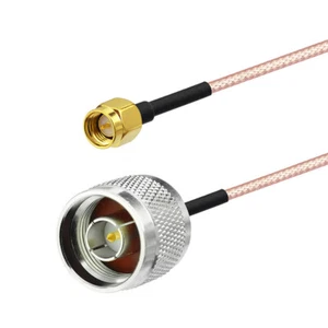 Bingfu N Type Male to SMA Male RG316 RF Coaxial Pigtail Extension Cable 200cm 2M - Afbeelding 1 van 3
