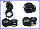 10 X (Puissance) Loupe Triplet Chrome Noir Bijoutier Lentille Meilleur Affaire