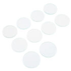 10pcs 30.5‑35mm Round Flat Watch Crystal Lens Watch Glass Replacement XAA