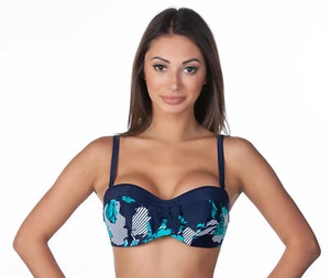 Panache Women's Page Underwire Floral Bandeau Strapless Bikini Swim Top Swimwear - Picture 1 of 7