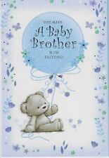 BIRTH YOU HAVE A BABY BROTHER NEW BABY GREETING CARD