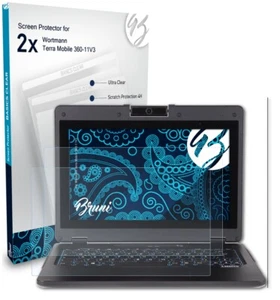 Bruni 2x Schermfolie voor Wortmann Terra Mobile 360-11V3 Screen Protector - Afbeelding 1 van 4