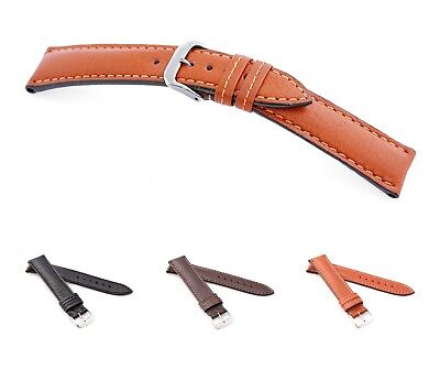RIOS1931 Buffalo Leather Watch Band  Colorado , 18-22 Mm, 3 Colors, New! • 24.54€