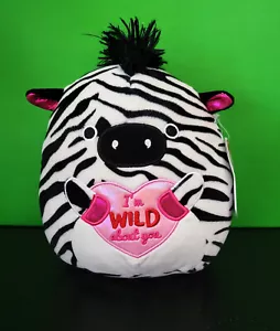 Squishmallows Tracy I'm Wild About You Zebra 9 in Plush Valentine with Tag - Picture 1 of 6