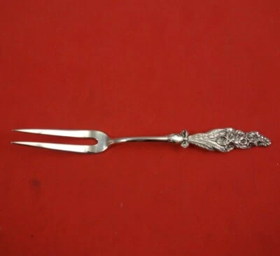 Harlequin by Reed and Barton Sterling Silver Lemon Fork with Snapdragon 5 1/2" Foto 1 de 3