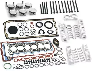 Engine Overhaul Pistons Kit 9.3:1 For BMW 130i 330i X5 Z4 E82 E90 E60 E89 N52B30 - Picture 1 of 5