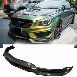 For Mercedes Benz W117 CLA CLA45 AMG R1 Carbon Fiber Front Bumper Chin Lip 14-16 - Bild 1 von 12