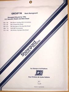 SHOWGARD BRIEFMARKENHALTERUNGEN GRUPPE 94 (94-4) ***EIN VETERAN UNTERSTÜTZENDES GESCHÄFT*** - Bild 1 von 4