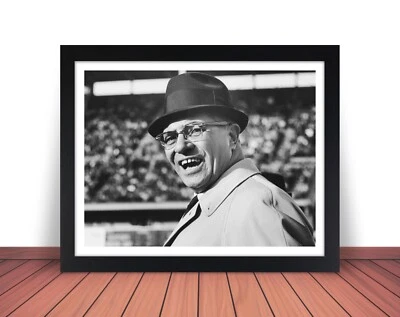 Framed VINCE LOMBARDI Photo Picture GREEN BAY PACKERS Football 8x10 or 11x14 W1 - Image 1 of 4