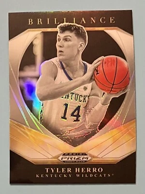 2021 Panini Prizm Draft Picks TYLER HERRO SILVER PRIZM BRILLIANCE #17 Kentucky - Image 1 of 2