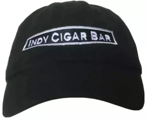 Baseballkappe Mütze INDY CIGAR BAR Bourbon House schwarz Strapback verstellbar neu - Bild 1 von 6