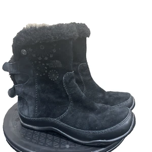 North Face Abby Womens Low Suede Chukka Boot Size 6 Insulated Snow Grip Sole - Picture 1 of 8