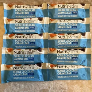 💕10 Fresh Nutrisystem Double Chocolate Caramel Bars LUNCH Best By April 2026 - Picture 1 of 2