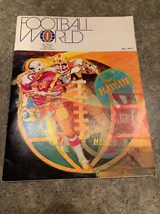 WFL World Football League Magazine V 1 No 4 1974 Chicago Fire Philadelphia Bell - Foto 1 di 7