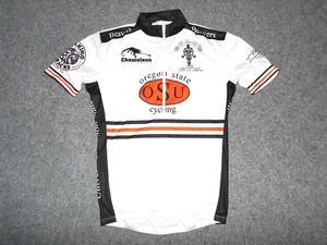 OSU OREGON STATE BEAVERS VTG 90'S MENS LARGE GOLDS GYM CYCLING JERSEY          - Picture 1 of 3