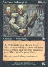 4x Cateran Kidnappers ~ Moderately Played Mercadian Masques MTG Magic x4 4 Ultim
