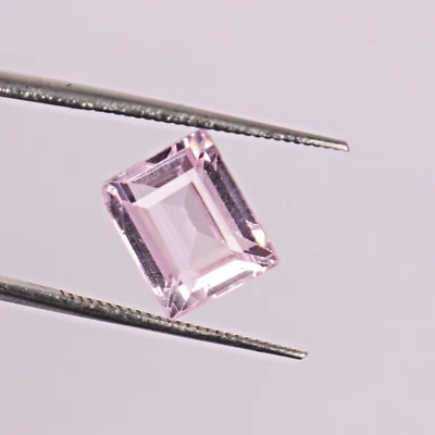 Zafiro rosa kuncita natural 4,70 quilates piedra preciosa suelta corte radiante Foto 1 de 4