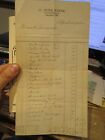 1936 St Saint Peter's Catholic Church School Report Cards Student Fees Invoice