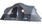 Camping Tent 10-Person-Family Tents, Parties, Music Festival Tent, Big (Gray)