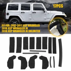 Kit de sello de techo rígido para Jeep Wrangler 2018 2007-17 Jeep Wrangler JK &JK Unlimited - Imagen 1 de 18