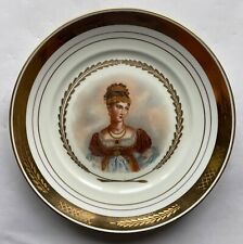 Porzellan Teller Royal Copenhagen mit Porträt und Goldrand Kaiserin ? 27,3 cm