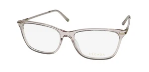NUEVO ESCADA VESD62 GAFAS CRISTAL 54-16-135 PLÁSTICO BORDE COMPLETO MUJER 06PP OJO DE GATO - Imagen 1 de 8