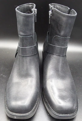 Sole Society / Karisa / Womens Size 6.5M / Zip Ankle Boots / Black Leather EUC! - Image 1 of 4