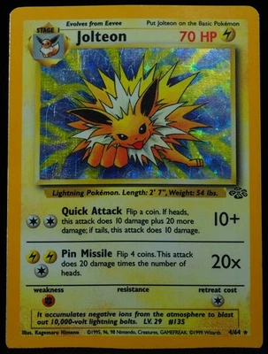 Jolteon #4 MP Pokemon Card - Image 1 of 3