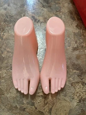Pair of Premium Mannequin Foot Feet Model for Sock Short Stocking Sandals Chain - Image 1 of 4