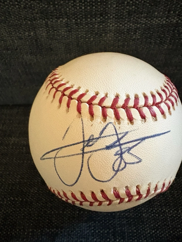 弗兰克·托马斯亲笔签名美国联盟棒球大伤 35 — 第 1/4 张图片