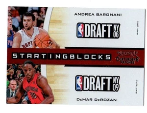 Parches Contenders 2010-11 bloques iniciales #28 Andrea Bargnani DeMar DeRozan - Imagen 1 de 2
