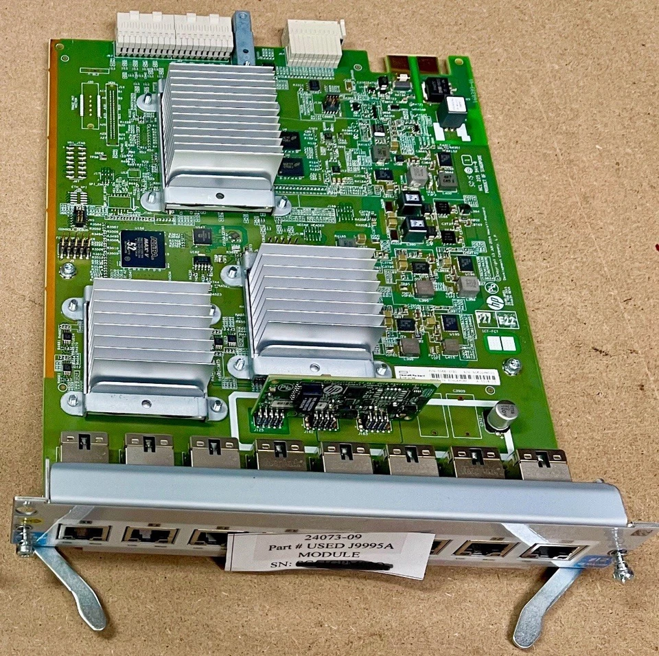 J9995A HP 8P 1/2.5/5/XGT POE+ V3 ZL2L Module Used - Image 1 of 1