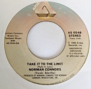Norman Connors   -  Take It To The LImit   -  Arista  -  80's Modern Soul 45 - Picture 1 of 2