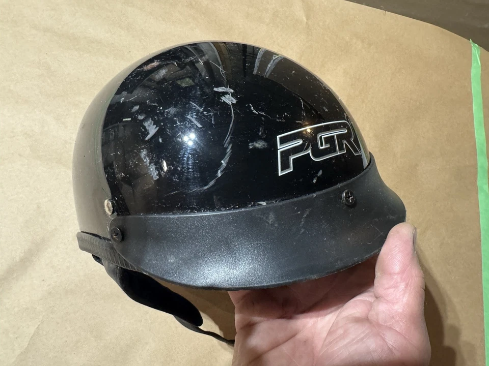 Casco de moto PGR Half Shell usado Foto 1 de 4