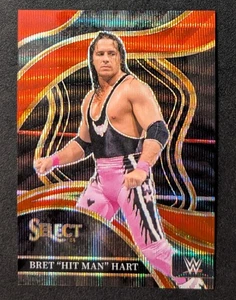 2024 Panini Select WWE BRET HIT MAN HART #240 Ringside Red Wave Prizm/99 SP - Imagen 1 de 4