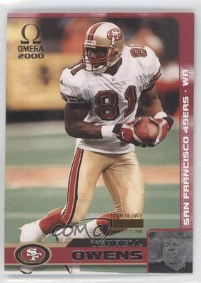 2000 Pacific Omega Premiere Date Missing Serial Number Terrell Owens #125 HOF - Image 1 of 2