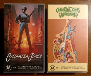 Cleopatra Jones / ...and the Casino of Gold (1973/75) - 1999 Aust. VHS Tapes - Picture 1 of 5