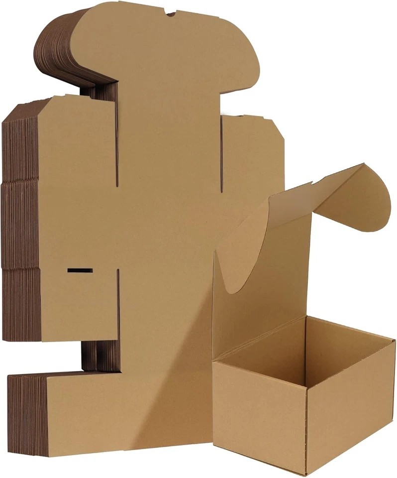 HORLIMER 7x5x4 inches Shipping Boxes Set of 25, Brown 7" x 5" x 4",  - Image 1 of 4