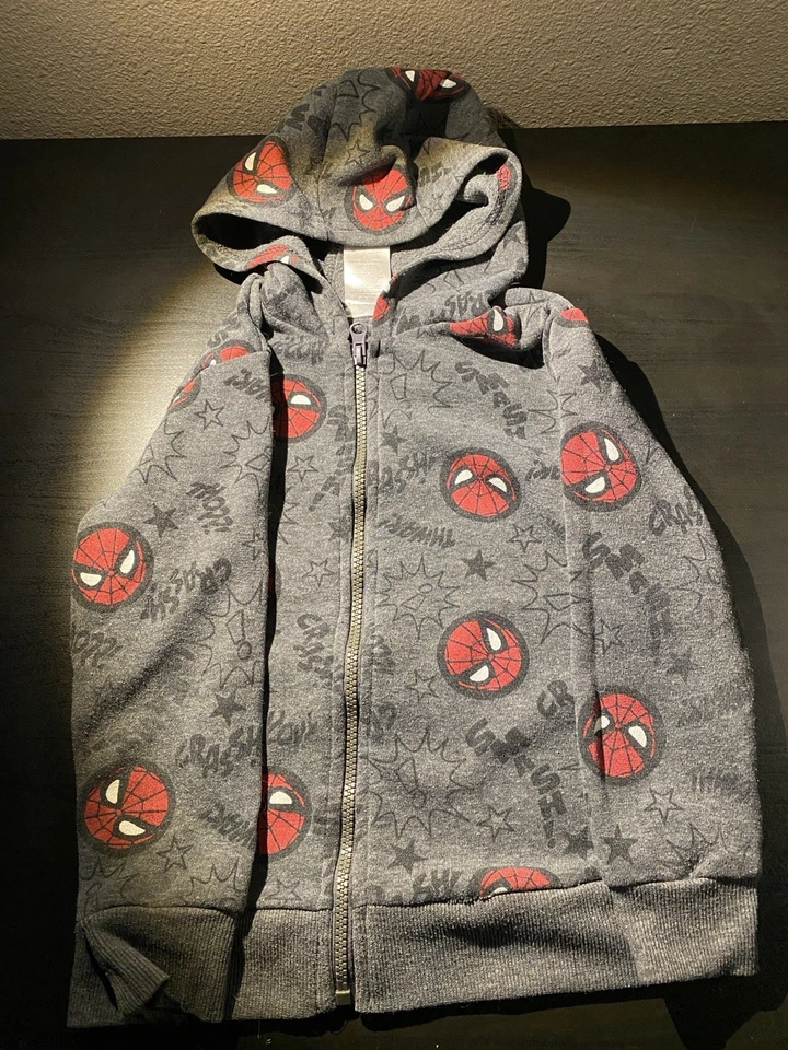 Marvel Spider-Man Hoodie Gray Kids 5 - Image 1 of 4