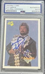 TED DiBIASE AUTO PSA DNA 1990 Classic WWF Signed Wrestling Million Dollar Man 🔥 - Picture 1 of 2