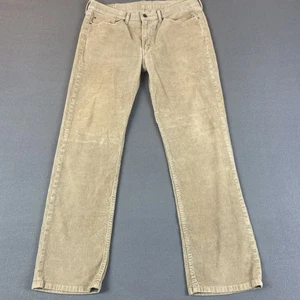 Levis Pants Mens 36x32 Brown 514 Straight Leg Corduroy Jeans Classic Regular Fit - Picture 1 of 11