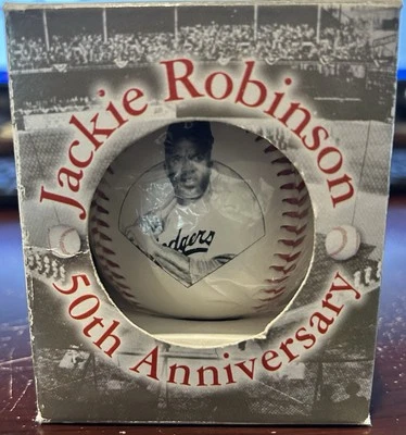 Jackie Robinson 50th Anniversary Baseball - Image 1 of 2